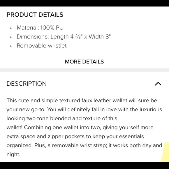 Double Zipper Wallet - Picture 4 of 4